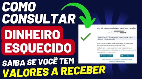 valoresareceberbcb.gov.br 2023|Valores a receber: veja como saber se tem 'dinheiro esquecido' .